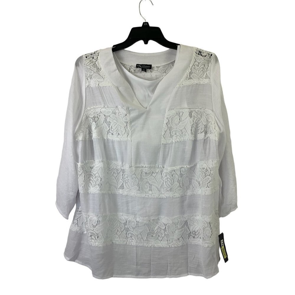 IN Studio Women's White Blouse